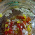 El cooksnap de María Guadalupe cuando hizo Salsa criolla.