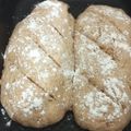 El cooksnap de Lodeli cuando hizo Pan integral (con harina integral de molienda fina).