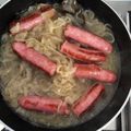El cooksnap de Mari Luz Sáez cuando hizo Salchichas frescas de pollo al vino.