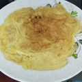 Cooksnap Zarafafiis ❣️🌹 semasa beliau membuat Telur dadar crispy.