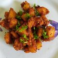 Shanthi's cooksnap of when they made இட்லி ' 65 '.