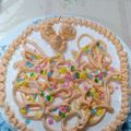 El cooksnap de Cecilia Torres cuando hizo Torta para celíacos.
