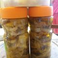 El cooksnap de peluonca cuando hizo Berenjenas al escabeche.