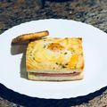 El cooksnap de La Cocina De Luchi cuando hizo Montadito con huevo al horno.