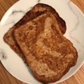 El cooksnap de Roberto Miranda cuando hizo Tostada francesa.