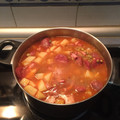 El cooksnap de Freddys Martínez cuando hizo Lentejas con chorizo.