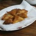 Aamna Saad's cooksnap of when they made Keemay ke Samosay.