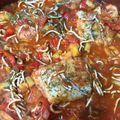 El cooksnap de maybe cuando hizo 1. Bacalao fresco con anguriñas en salsita (principal pescado).
