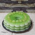 Cooksnap dari Febry Caturia untuk resep Puding Lapis Melon
