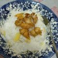 Cooksnap Nur Azliani Amer semasa beliau membuat Bubur Ayam.