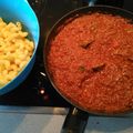 El cooksnap de Enara cuando hizo Espaguetis con Boloñesa de Soja.