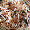 El cooksnap de Carmeta cuando hizo Pasta con setas.