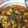 El cooksnap de Minutti Bonita Cocowhas cuando hizo Sopa de Espinacas con Papa y Champiñones.