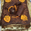 El cooksnap de pilucaserrano cuando hizo Bizcocho de naranja en microonda con cobertura de chocolate.