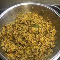 El cooksnap de Pedro Agraz Gutierrez cuando hizo Arroz salvaje con apio y champiñon.