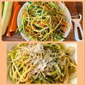 il Mara quando ha preparato Spaghetti con spaghetti di carote e zucchine 😋