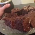 El cooksnap de Lu cuando hizo Brownie sin huevo ni manteca, rápido💌.
