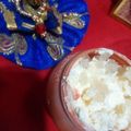 Meena Mathur का कुकस्नैप जब उन्होंने मक्खन (Makkhan recipe in Hindi) बनाया था।