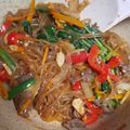 Cooksnap dari Tina Riestiana Donna untuk resep Japchae with Beef Korean Noodle,aka Soun Ala Korea pake Vermiceli aja