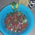 El cooksnap de Elena 💕 cuando hizo Ensalada de tomate aguacate y cilantro.