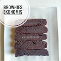 Cooksnap dari Ummu Bilqis untuk resep Brownies Irit #PostingRame2_CakeNoMixer