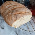 Éva Heilmann Cooksnap-ja, amikor elkészítette a(z) Teljes kiőrlésű cipó kenyérsütőben dagasztva receptet.