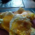 El cooksnap de Mario H. Davi cuando hizo Tostadas con huevos fritos y salsa bechamel de setas.