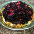 El cooksnap de Alba Gabarrón Marín cuando hizo Pastel de Queso con Arándanos sin Baño María.