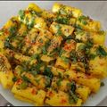 Seema Makvana's cooksnap of when they made ત્રિરંગી ખાંડવી.