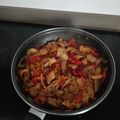 El cooksnap de David Hernández cuando hizo Lomo de cerdo saltado.