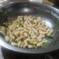 El cooksnap de Yoyi cuando hizo Porotos para picada.
