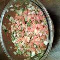 SuperModelMommy's cooksnap of when they made Pico de Gallo.