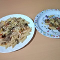 El cooksnap de Natalia cuando hizo Pasta con berenjenas - Pasta alla Norma.