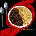 Priya vishnu Varshney का कुकस्नैप जब उन्होंने हलवा चना (Halwa Chana recipe in Hindi) बनाया था।