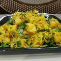 Kanta Gulati का कुकस्नैप जब उन्होंने आलू मूली भाजी (Aloo Mooli bhaji recipe in Hindi) बनाया था।