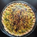 El cooksnap de Daiana Guibaudo cuando hizo Tarta de Espinaca y Zanahoria.