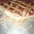 El cooksnap de Flor Jimenez cuando hizo Pasta frola.