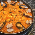 El cooksnap de KRN cuando hizo Fideuá de marisco.