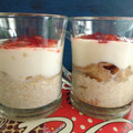 El cooksnap de Maga Panga cuando hizo Desayuno en frasco de avena, pera asada y arándanos light.