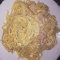 El cooksnap de Mmt cuando hizo Espaguetis a la carbonara con nata (Mambo/Thermomix).