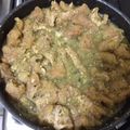 El cooksnap de agust cuando hizo Chicharrón en salsa verde.