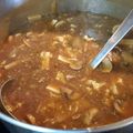 kate's cooksnap of when they made Hot and Sour Soup.