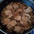 El cooksnap de Mercedes Mancebo Blas cuando hizo Solomillo de cerdo con cerveza, champiñones y jamón.