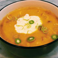 El cooksnap de Jo cuando hizo Sopa crema de calabaza y batata.
