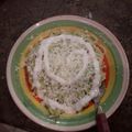 El cooksnap de Karla Ochoa cuando hizo Espagueti verde.
