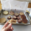 El cooksnap de Karina Mabel cuando hizo Alfajores de chocolate.