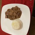 El cooksnap de Gloria Emma cuando hizo Lengua en Salsa de Nuez.