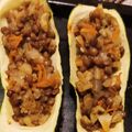 El cooksnap de Lorita cuando hizo Zapallitos Italianos rellenos, en freidora de aire.