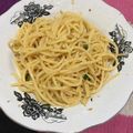 Cooksnap dari Nie Fayza untuk resep Spaghetti Oglio Olio sederhana