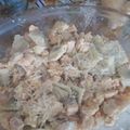 El cooksnap de Carmen Morel cuando hizo Salsa de langostinos y salmón rosado para disfrutar con una rica pasta.